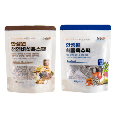 Hansaengwon Natural cooking set(mushroom & seafood)